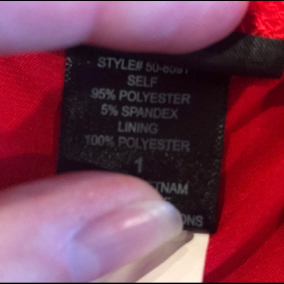 Sold TORRID RED black medallion BABYDOLL TUBE TOP - Picture 4 of 10